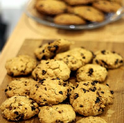 Ciasteczka owsiane z rodzynkami 