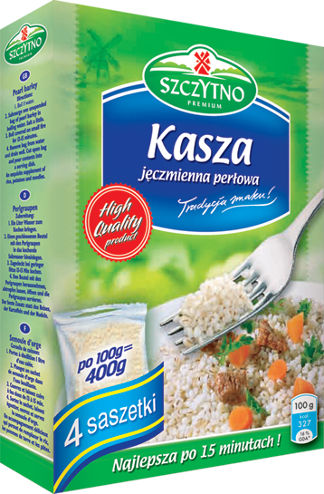 Kasza jęczmienna perłowa 4 x 100 g