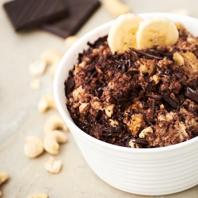 Szybka owsianka czekoladowa