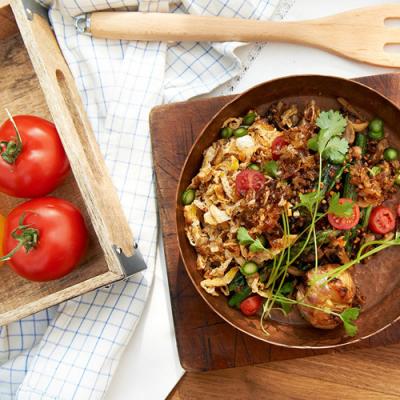 Stir Fry z kaszą gryczaną